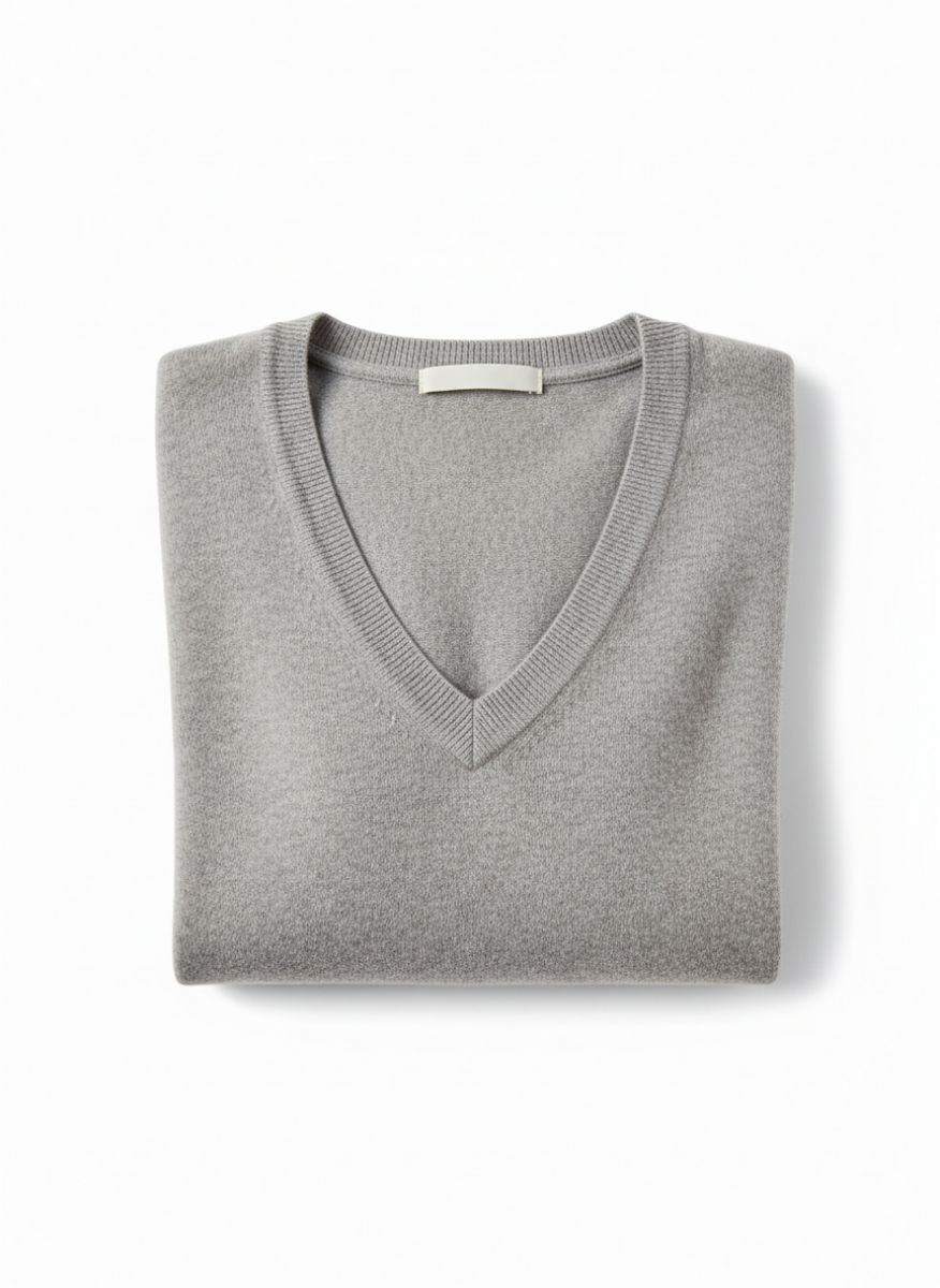Cashmere Blend V-Neck