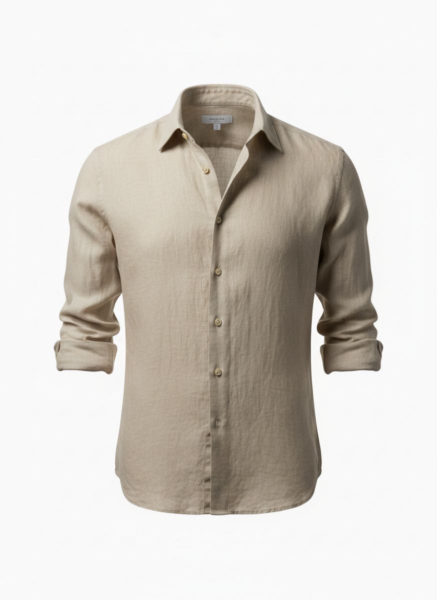 Classic Linen Button-Down